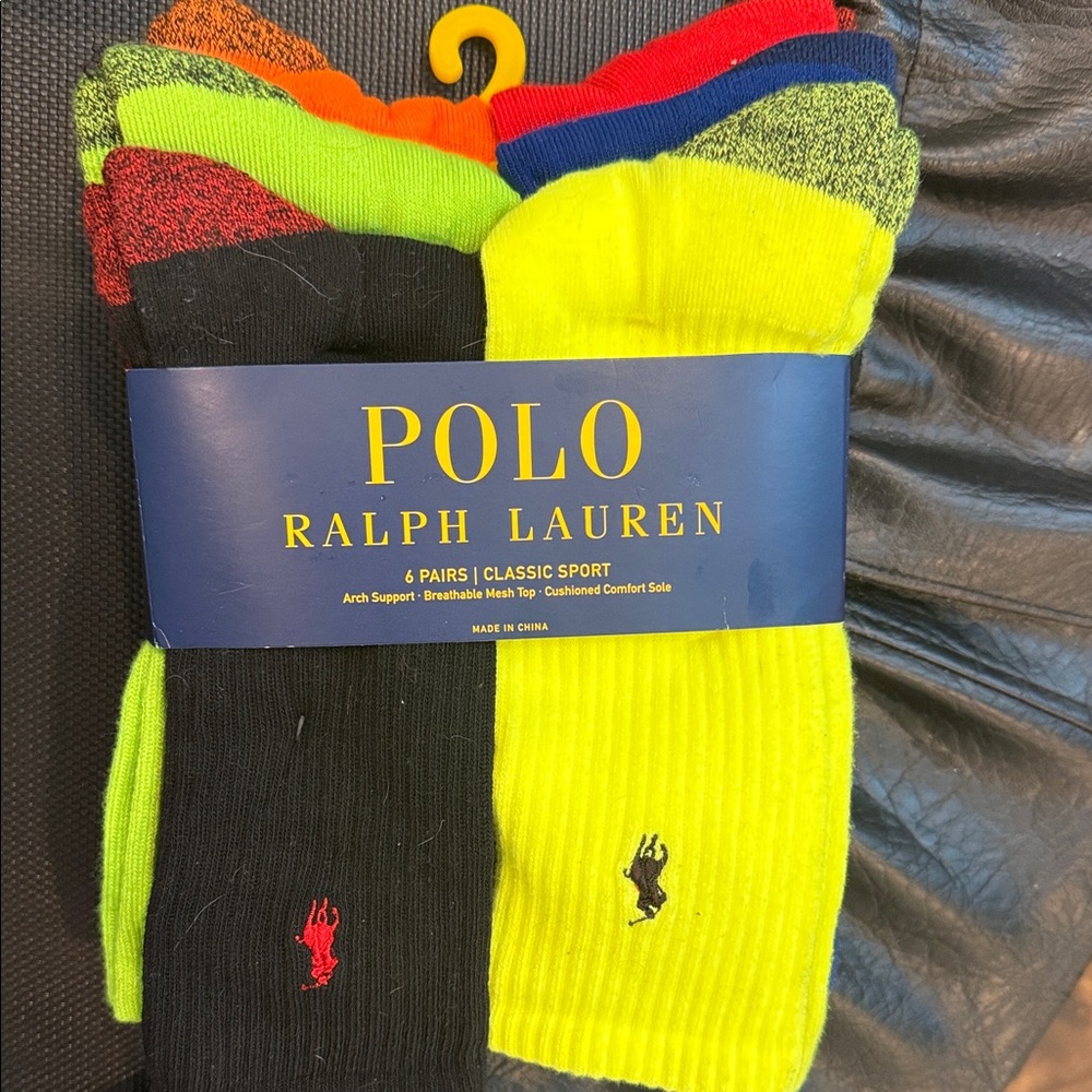 Polo Ralph Lauren Sport socks 6 pairs